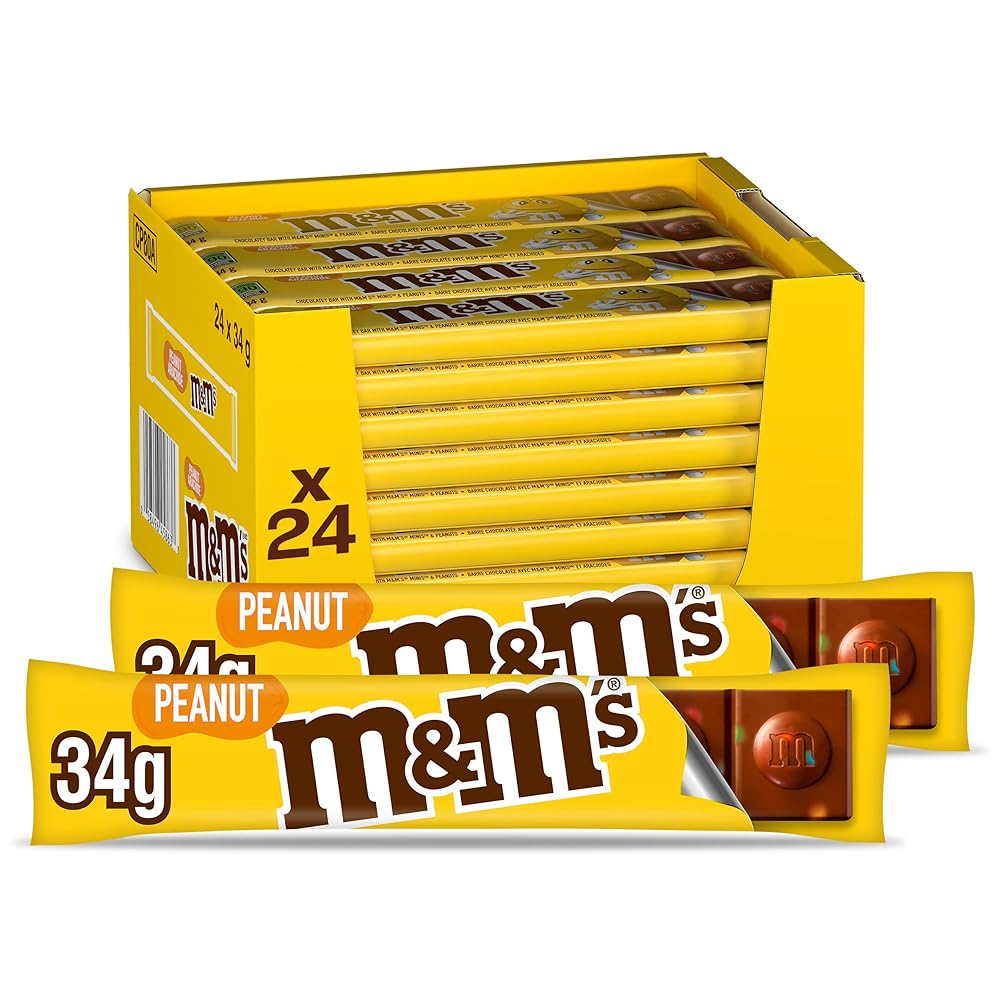 M&M’s Peanut Chocolate Bar, 2...