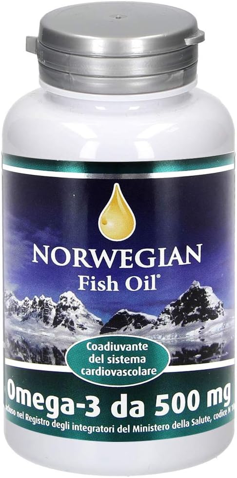 Norwegian Fish Oil 500mg – Omega 3 Supp...