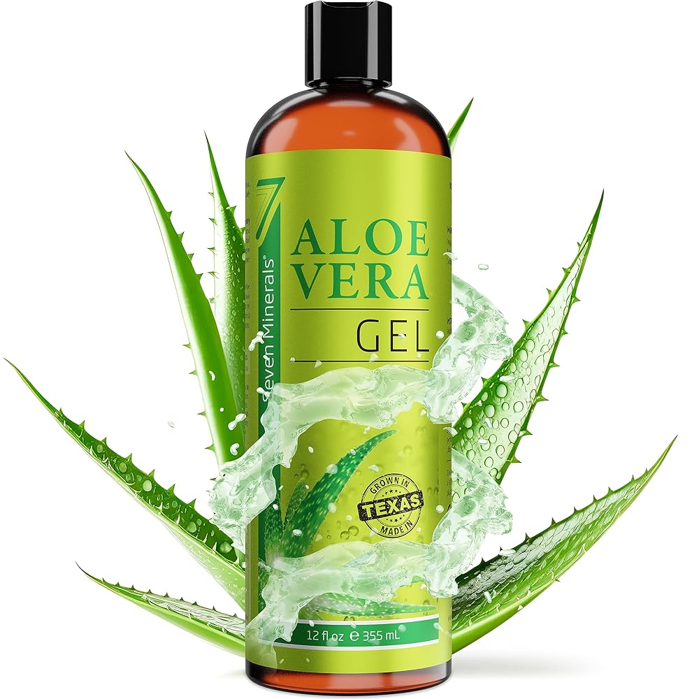 Organic Aloe Vera Gel – 100% Pure...