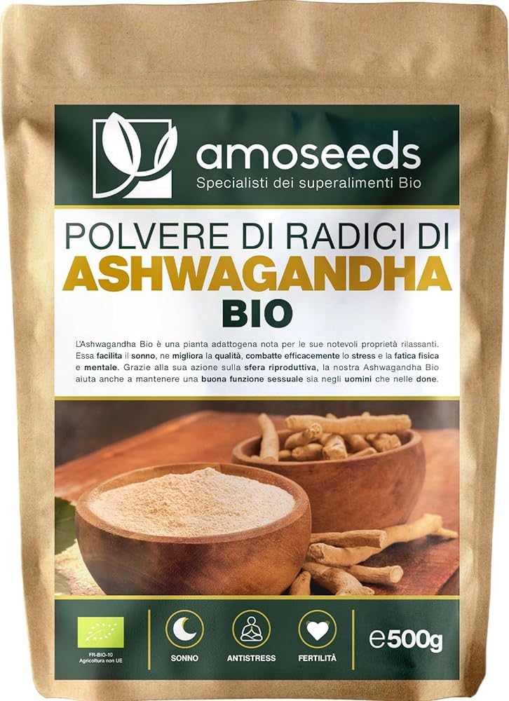 Organic Ashwagandha Powder 500G | Stres...