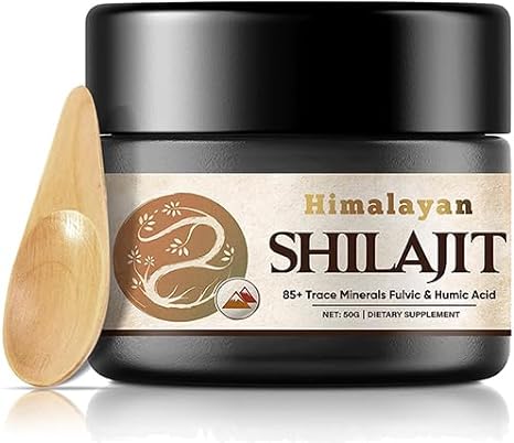 Organic Himalayan Shilajit with 85+ Oli...