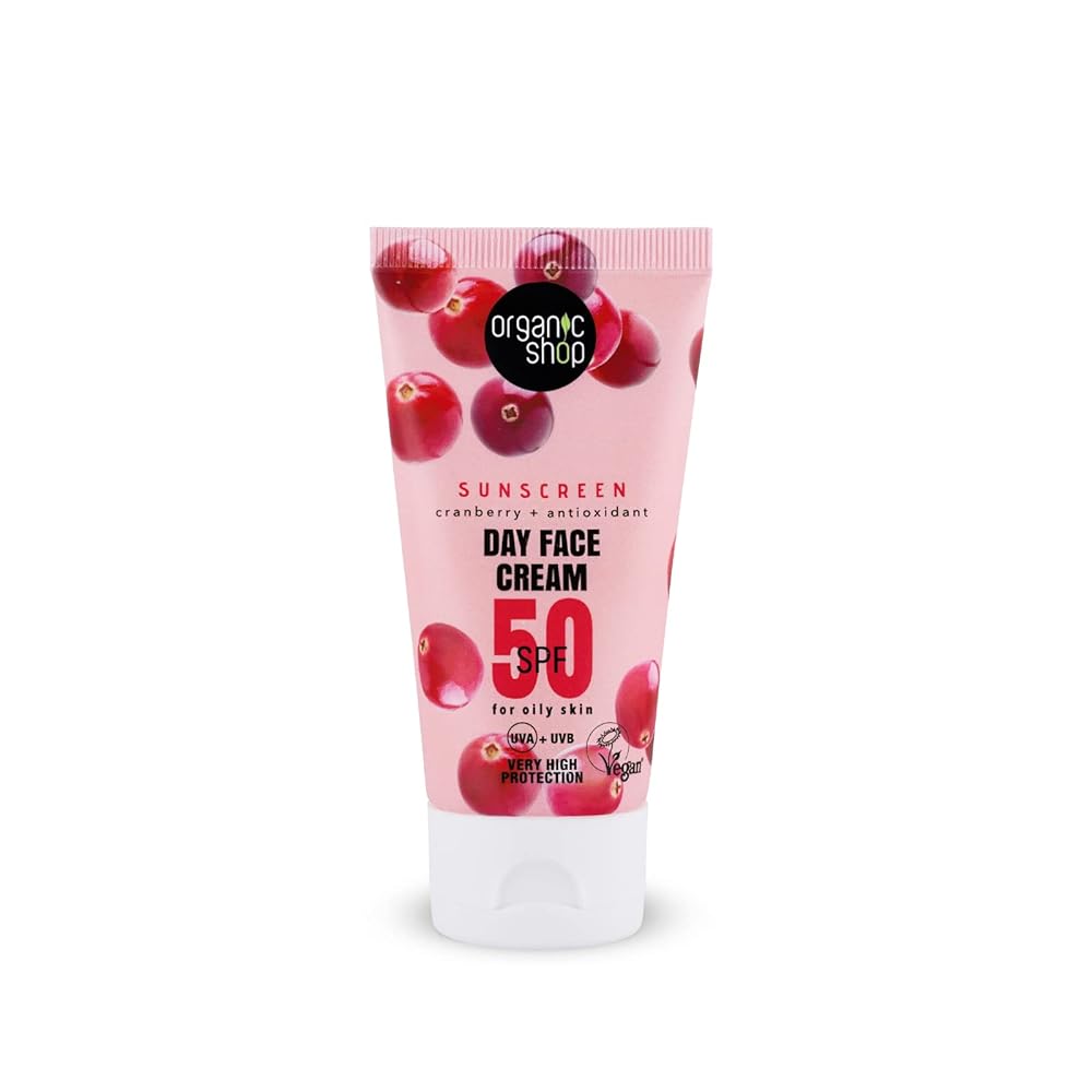 Organic Shop SPF 50 Oily Skin Sunscreen