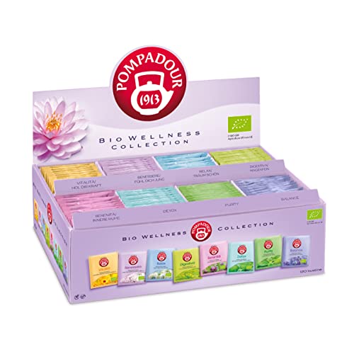 Pompadour Bio Wellness Tea Box, 120 Fil...