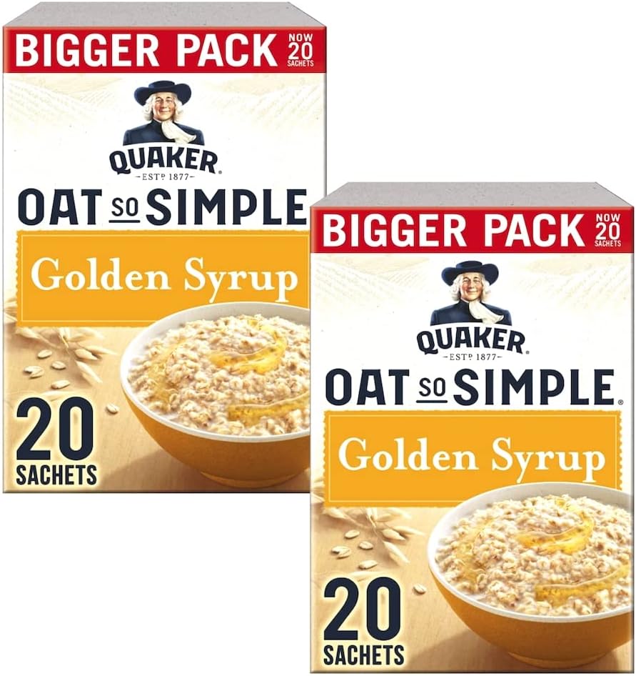 Quaker Oat So Simple Golden Syrup Oatmeal