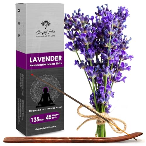 Simply Vedic Lavender Incense Sticks 250g