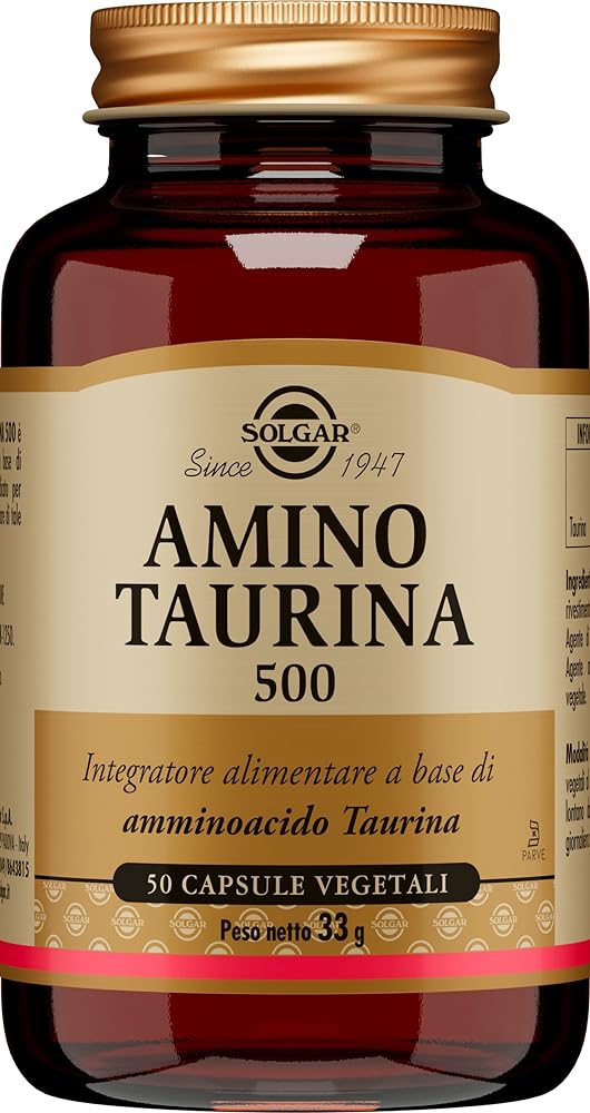 Solgar Amino Taurina 500 Capsule