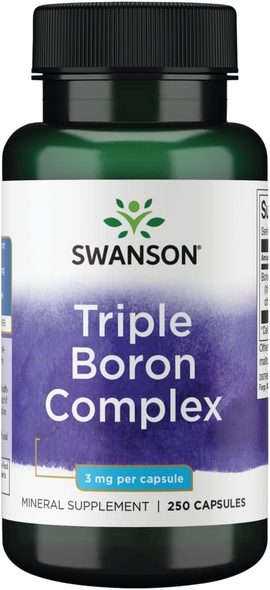 Swanson Triple Boron Complex, 3mg, 250 ...
