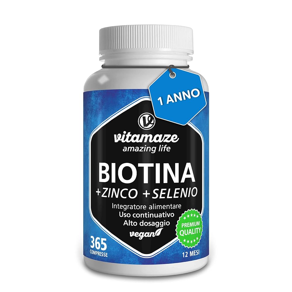 Vitamaze® Biotin Hair Supplement, 365 C...