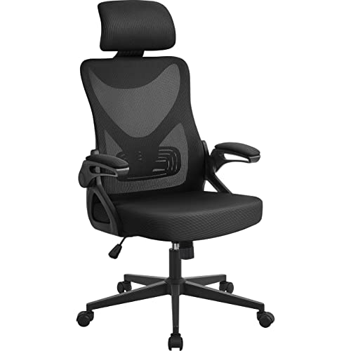 Yaheetech Ergonomic Office Chair with A...