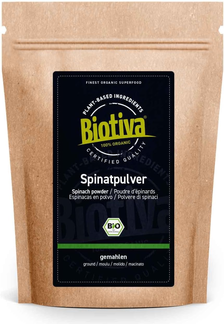 Biotiva Organic Spinach Powder, Pure Ve...