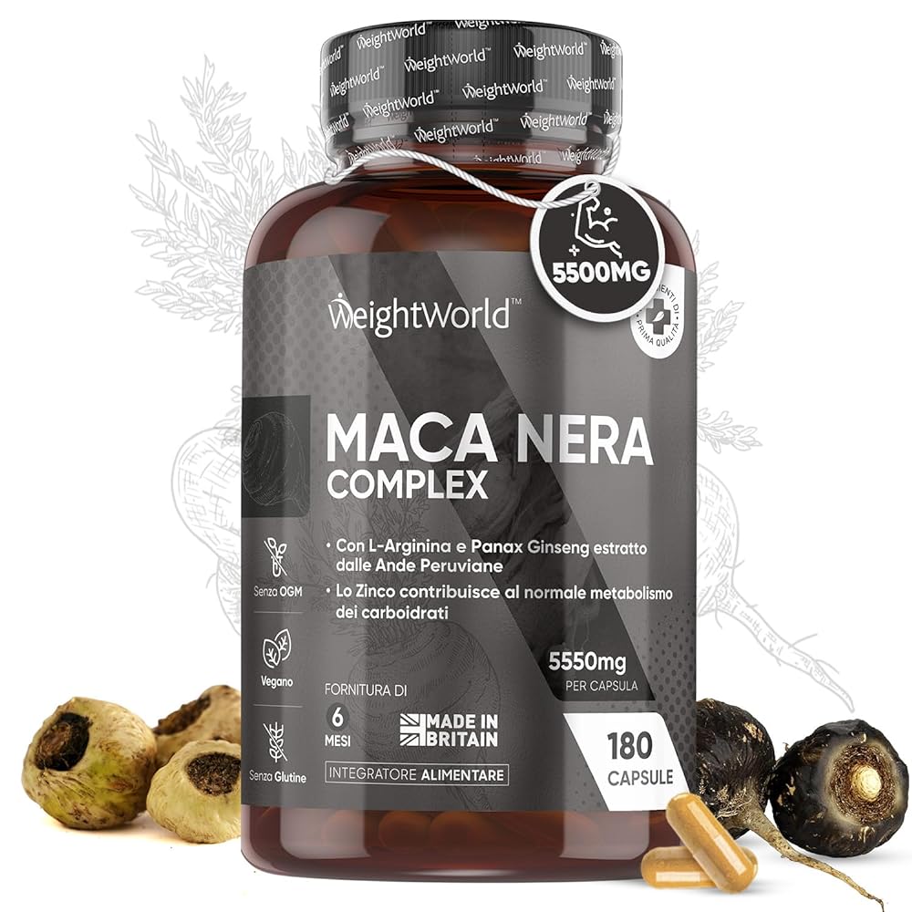 High-Dosage Maca Peruviana, 180 Vegan C...