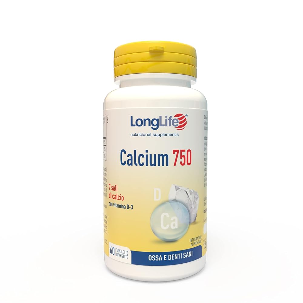 LongLife® Calcium 750mg with Vitamin D3