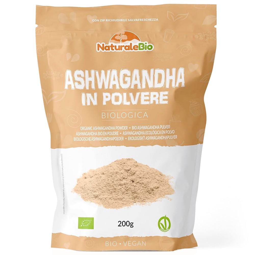 Organic Ashwagandha Powder 200g –...