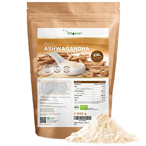 Organic Ashwagandha Root Powder 600g