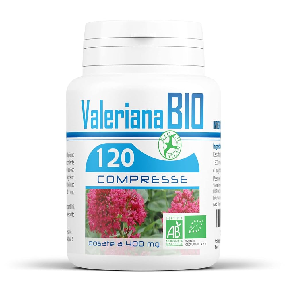 Organic Valerian 400mg – 120 tablets