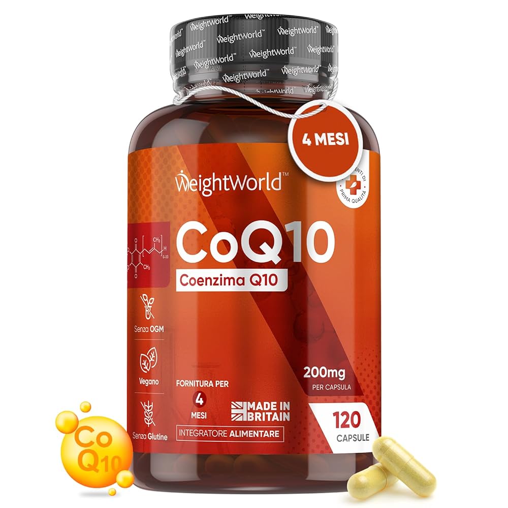 Vegan CoQ10 200mg Capsules – High...