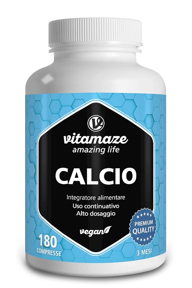 Vegan High-Dose Calcium Supplement, Bra...