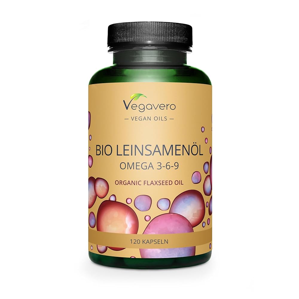 Vegavero® Organic Flaxseed Oil Capsules