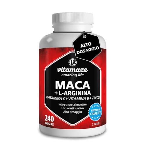 Vitamaze Maca 4000mg Capsules with L-Ar...