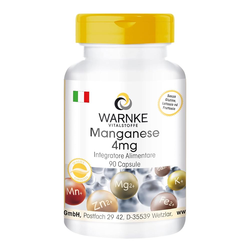 Warnke Vitalstoffe Manganese 4mg Capsules