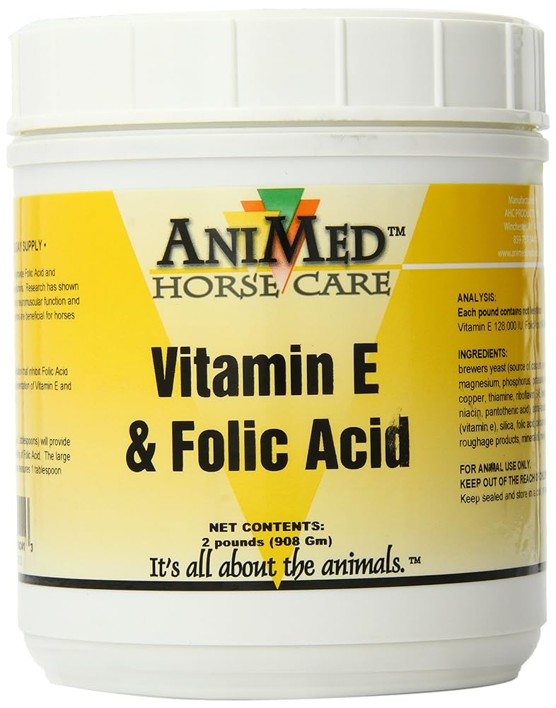 AniMed Vitamin E & Folic Acid Horse...