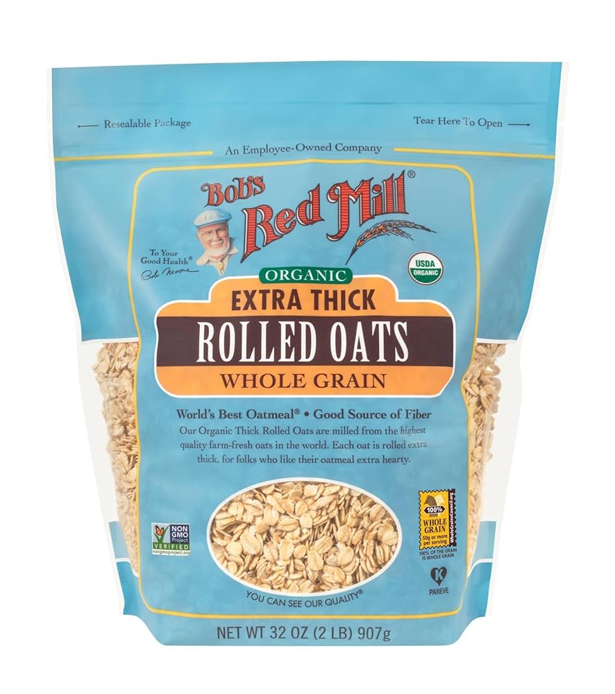 Bob’s Red Mill Organic Rolled Oat...