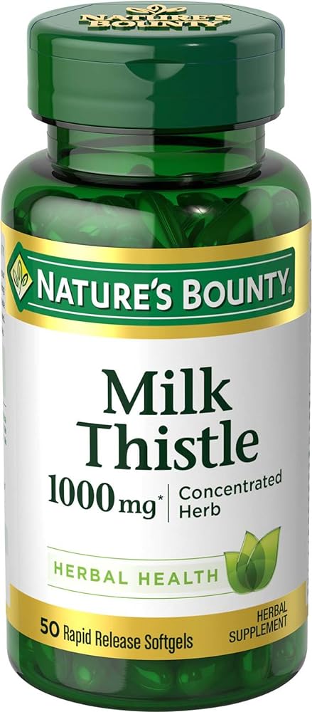 Bounty Milk Thistle 1000mg Softgels