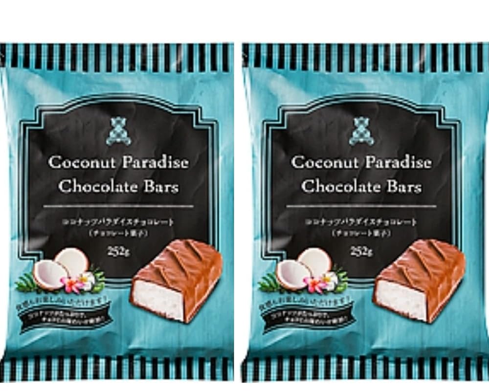 Coconut Paradise Chocolate Bars