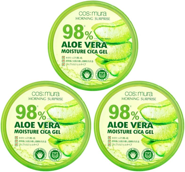 Cos:mura Aloe Vera 98% Moisture Cica Ge...