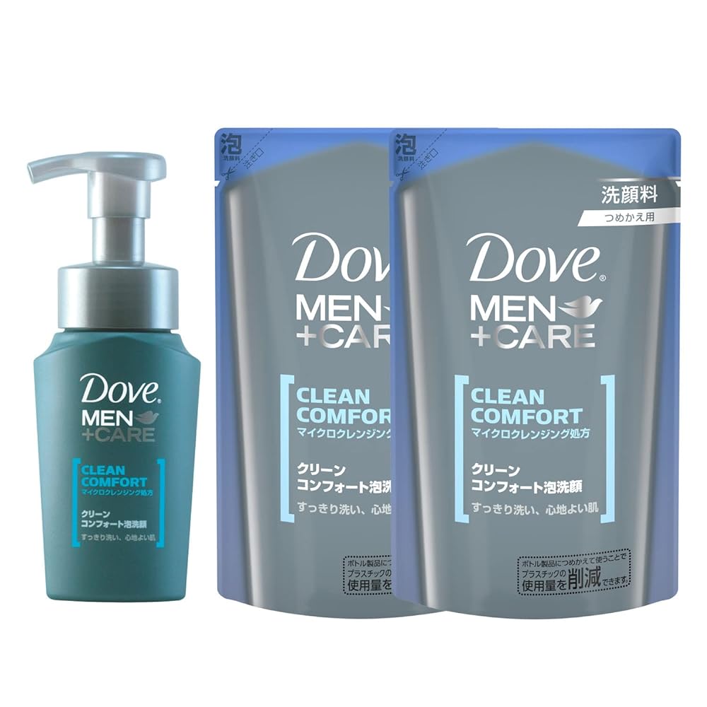 Dove Men’s Foam Face Wash + Refil...