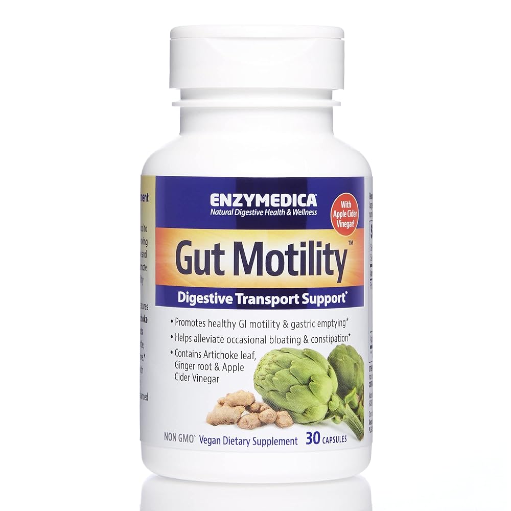 Enzymedica Gut Motility Support, 30 Count