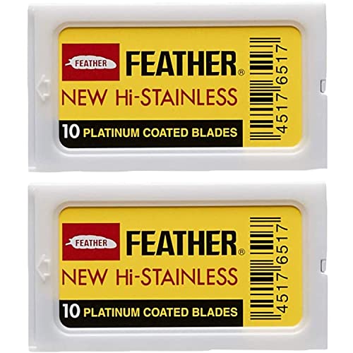 FEATHER GBS 20 Hi-stainless Double Edge...