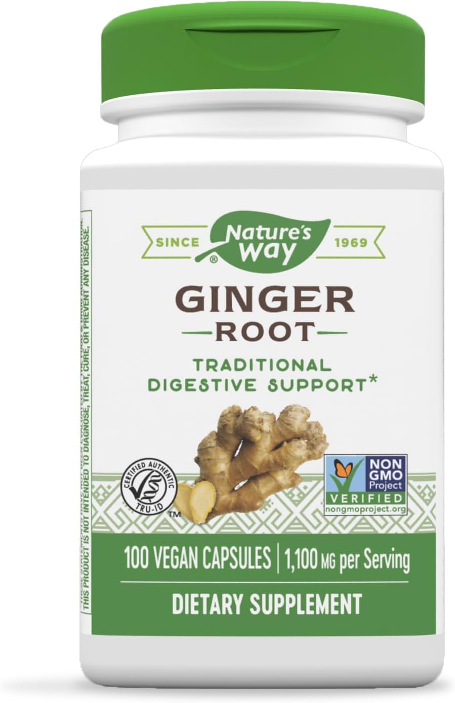 Ginger Root Capsules – 100 count ...