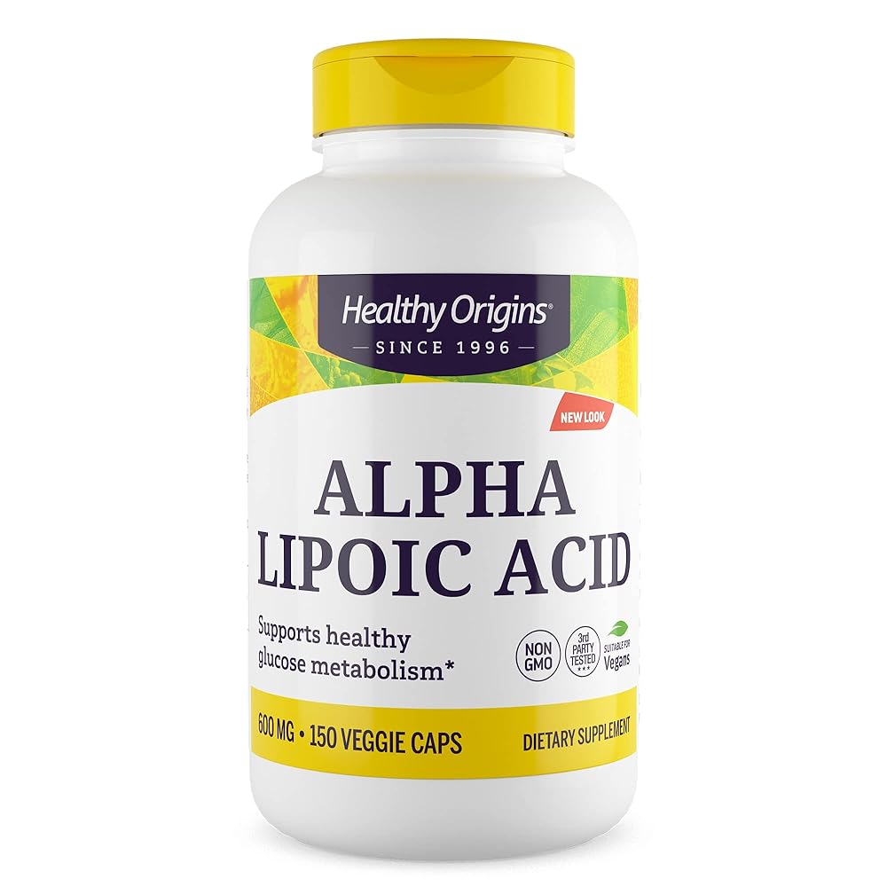 Healthy Origins Alpha Lipoic Acid 600mg...