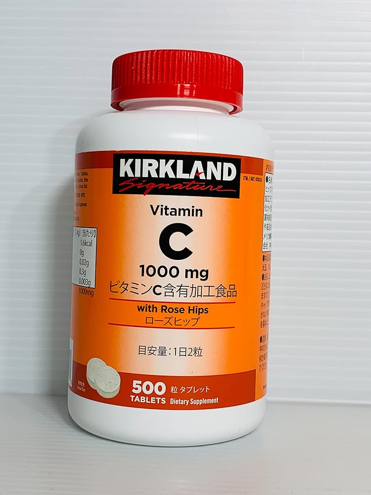 Kirkland Vitamin C & Rosehip 500 Ca...