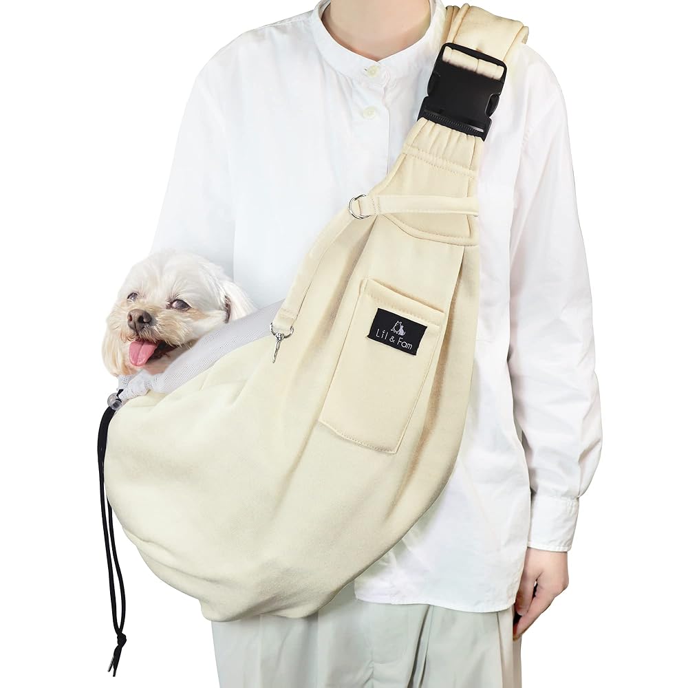 Lil&Fam Pet Sling Dog Carrier Bag