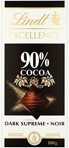 Lindt Excellence 90% Dark Chocolate Bar