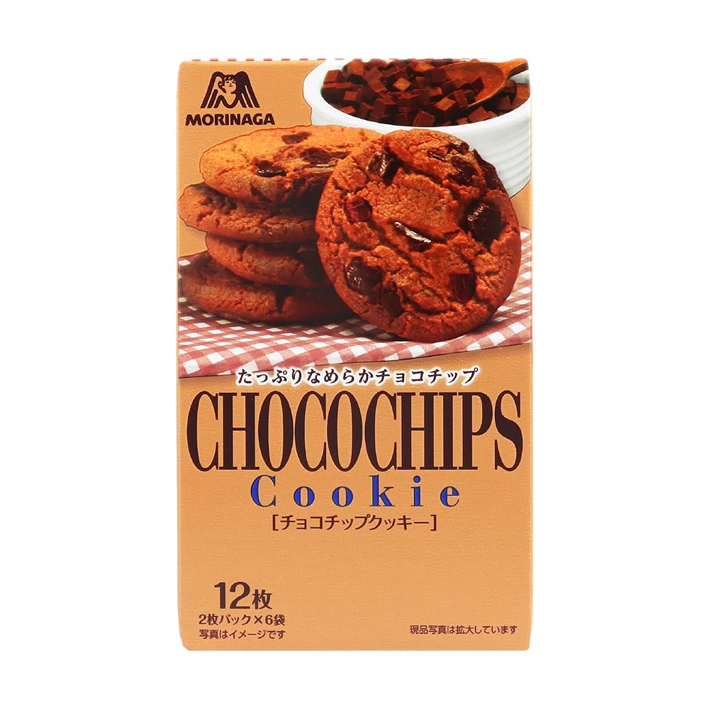 Morinaga Chocolate Chip Cookies, 12 She...