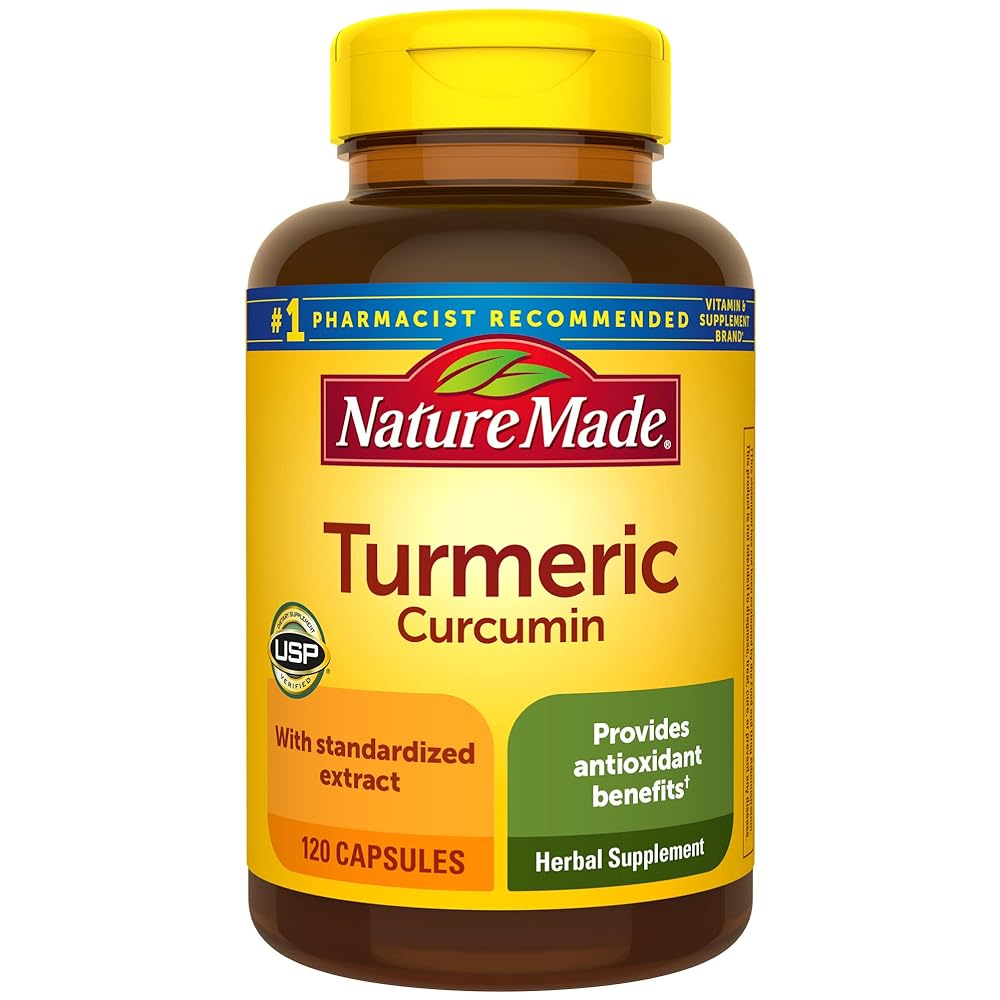 Nature Made Turmeric Curcumin 500mg Cap...