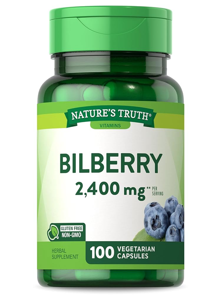 Nature’s Truth Bilberry Capsules,...