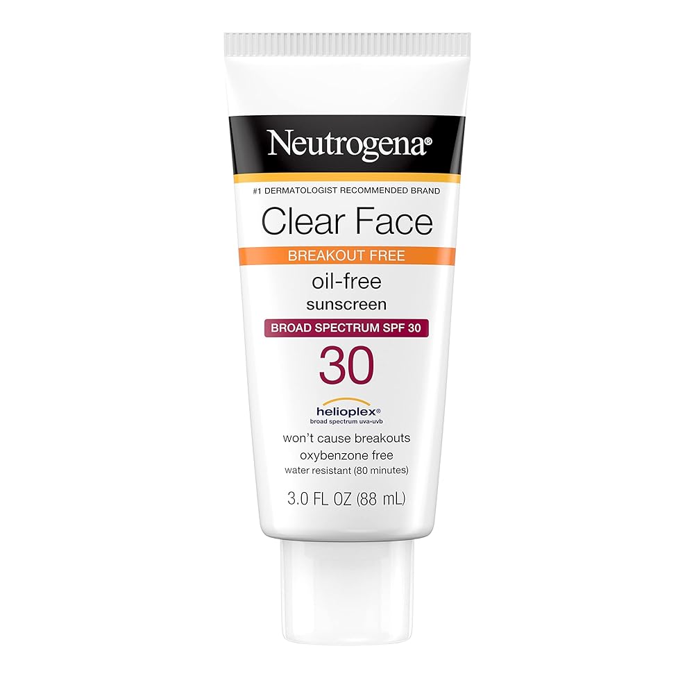Neutrogena Clear Face Sunblock, SPF 30