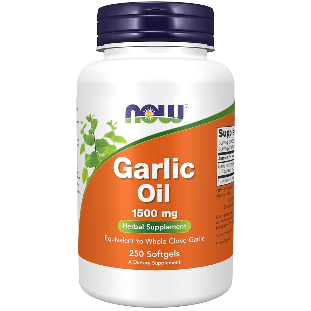 Now Foods Garlic Oil 250 Sgels
