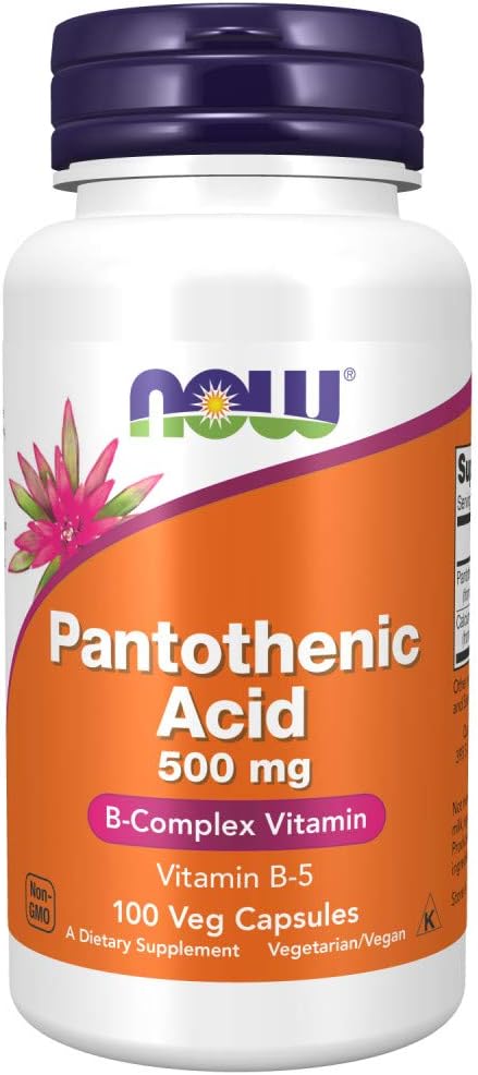 NOW Foods Pantothenic Acid Capsules 500mg