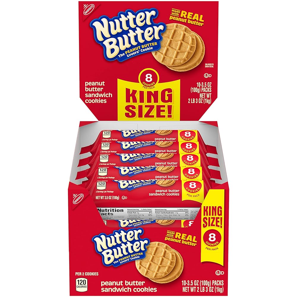 Nutter Butter Peanut Butter Cookies, Ki...
