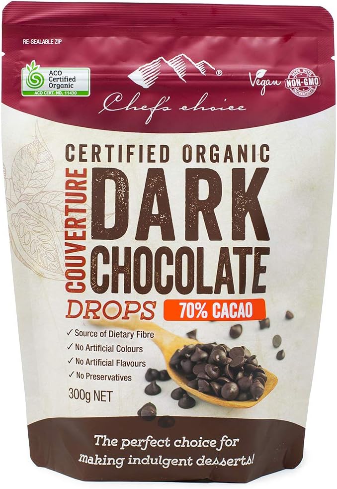 Organic Dark Chocolate Drops by Chef...