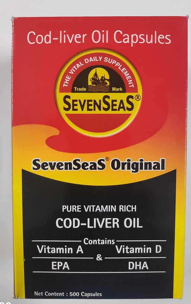 Seven Seas Cod Liver Fish Oil Capsules