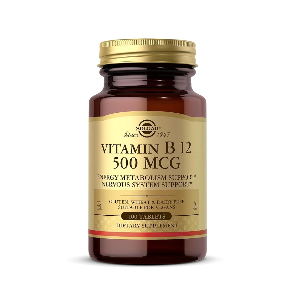 Solgar Vitamin B12 500 mcg, 100 Tabs