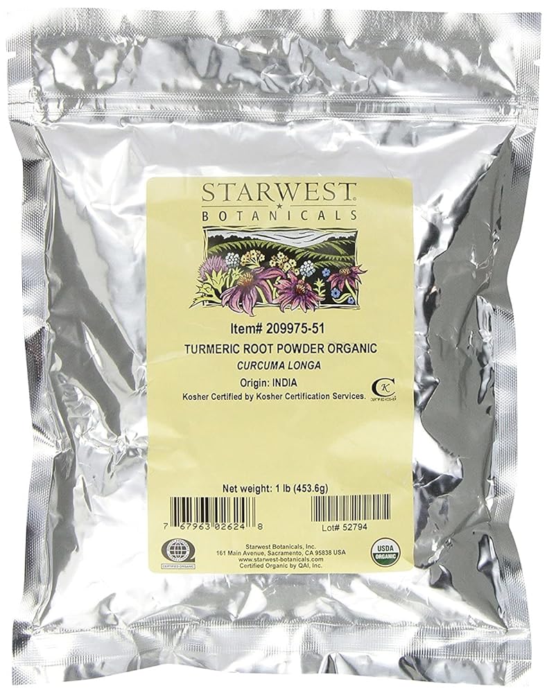 Starwest Botanicals Organic Turmeric Ro...