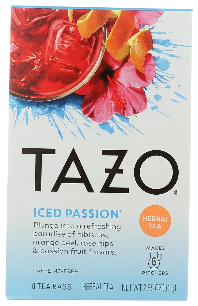 Tazo Iced Passion Herbal Tea 6-Pack
