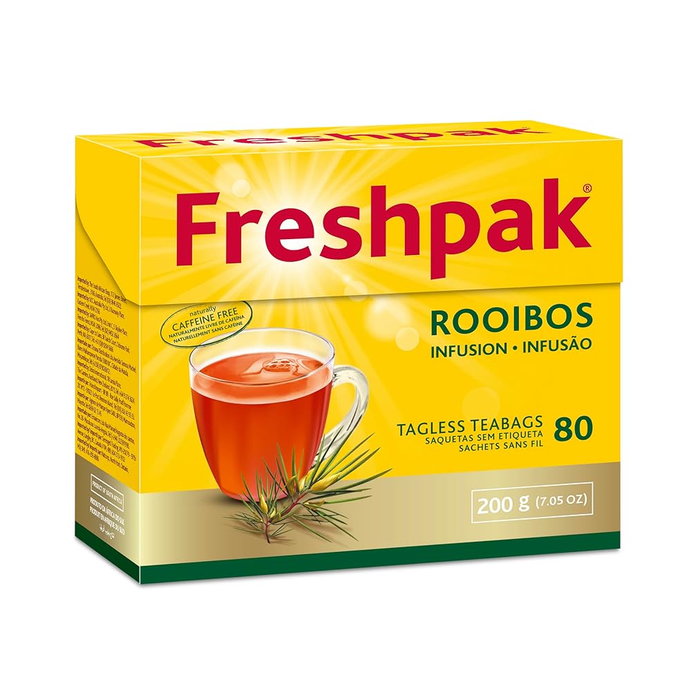 Freshpak Rooibos Tea | 80 Teabags | Nat...